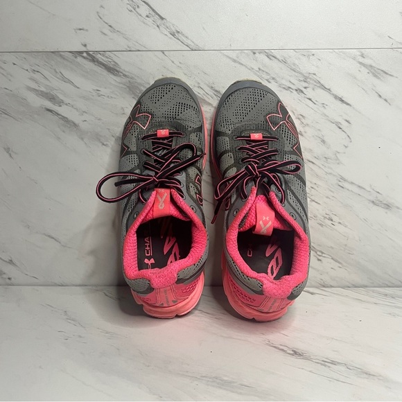 Under Armour Charged Bandit Pink Breast Cancer Edition Running Sneaker SZ 8 - Picture 4 of 4